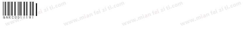 barcode text字体转换